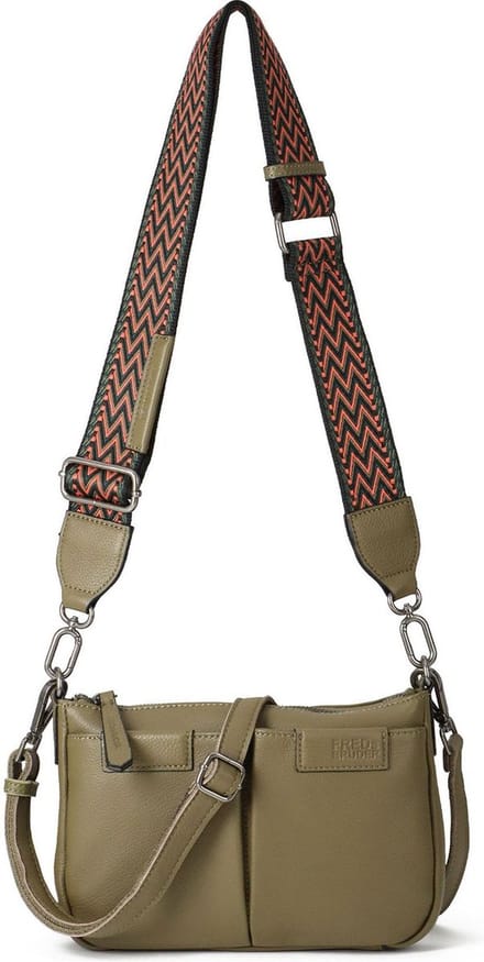 FREDsBRUDER Schoudertas Crilly Crossbody Olive Green Olijfgroen