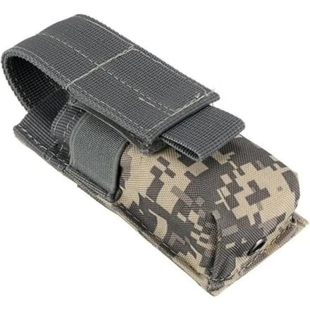 Pochette tactique multifonctionnelle pour lampe de poche d'extérieur, sac pour torche M5, petit sac à outils EDC à une rangée, pack de fixation Molle ACU