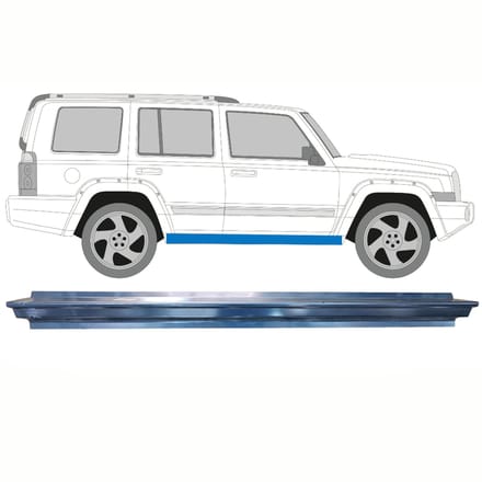 Buiten reparatiepaneel dorpel voor Jeep Commander 2005-2010 / Links = Rechts