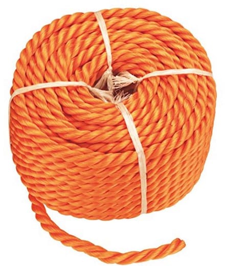 Multifunctioneel Touw Polypropyleen 6 mm - 20 m - Oranje