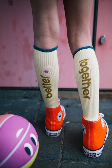 Sticky Lemon - sportieve kniekousen - beter samen