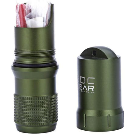 Capsule EDC Waterdichte Box Hike Survival Pill / Luciferdoos Box Container Survive Seal Trunk Container Houder Opslag groen