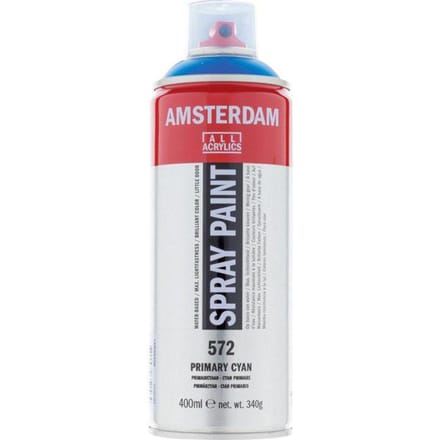 Spraypaint - 572 Primaircyaan - Amsterdam - 400 ml
