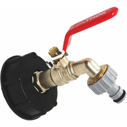 IBC Tub Adapter 1/2'' Kraan Uitlaat Fitting Ventielkraan Tuinslang Fittingen 1PC beige