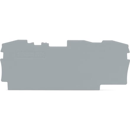 WAGO TopJob S Eind En Scheidingsplaat 1mm Grijs - 2006-1391 [20 Stuks]