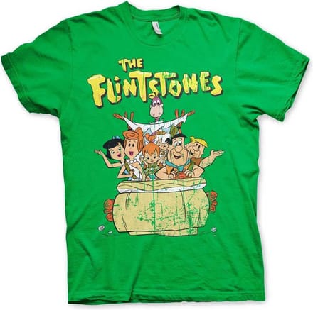 The Flintstones Heren Tshirt -M- The Flintstones Groen