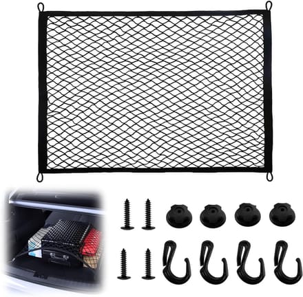 Bagagenet voor auto 80x60 cm - Ideaal voor bagagebeveiliging