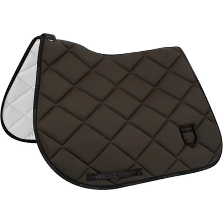 Technisch stoffen springzadeldoek met logo voor paard Equestro