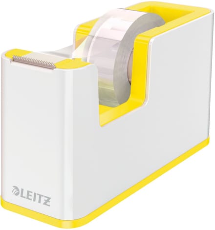Plakbandhouder Leitz WOW wit/geel | 4 stuks