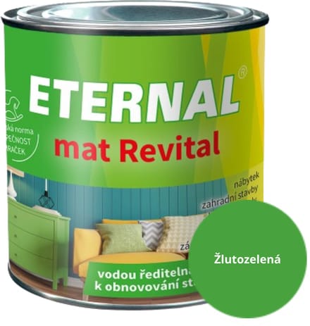 Eternal MAT Revital 0,35 kg, Geelgroen (RAL6018)