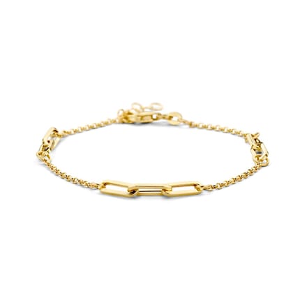 Armband Jasseron En Paperclip 3,5mm 17 + 3 Cm