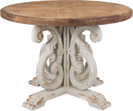 Clayre & Eef Eettafel Ø 120x85 cm Bruin Hout