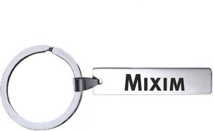 Sleutelhanger Met Naam - Mixim - RVS