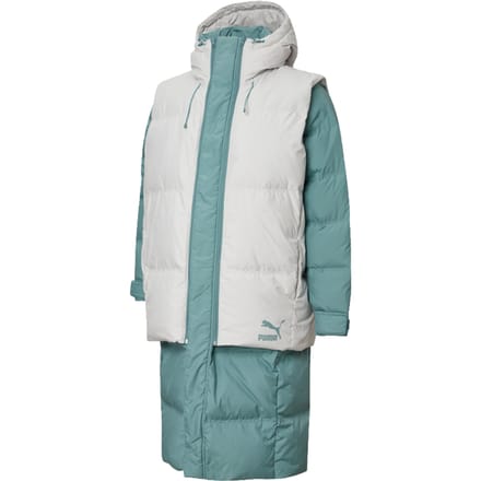 Puma 2 Set Laag Heren Teal Gewatteerde Jas
