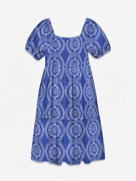 Vero Moda Gesmokte jurk VMROKAYA Midi-jurk