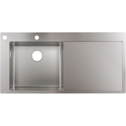 Hansgrohe S718-F450 built-in sink 450 with drainer, 43332800