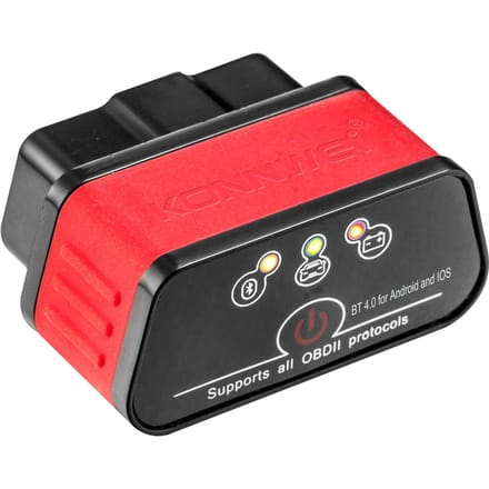 KONNWEI KW903 BT 4.0 Draadloze OBD-II Auto Auto Diagnostische Scan Tools Auto Detector Tester Scanner voor rood