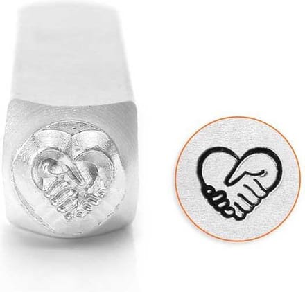 Slagstempel Hart (handen) | Hoogte 6mm