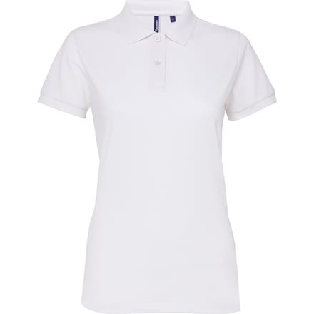 Asquith & Fox Dames/dames Performance Blend Poloshirt met korte mouwen (Wit)
