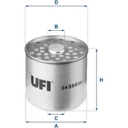 Brandstoffilter UFI 24.360.00