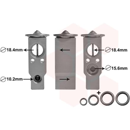 Expansieventiel, airconditioning VAN WEZEL 53001710