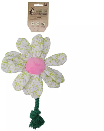 Garden Paws Trektouw M - Extra Stevig Hondentouw - Hondenspeelgoed - Scarecrow Spring Sakura