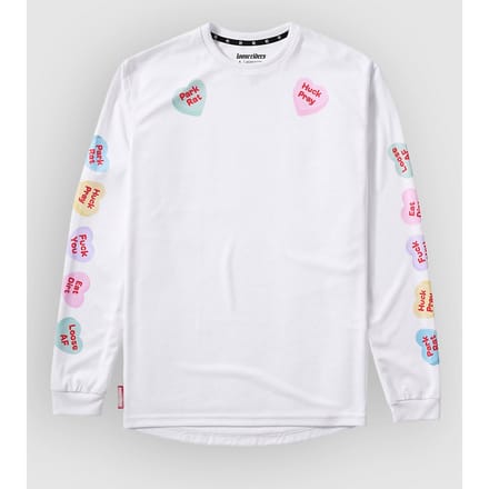 Loose Riders Candy Hearts Long Sleeve Jersey wit