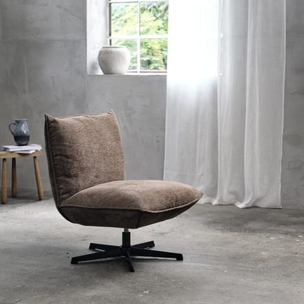 Fauteuil Fraser chenille - choco