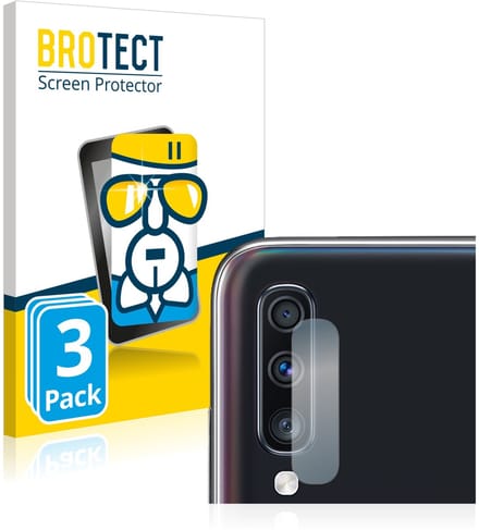 Screenprotector 3 Stuks voor Samsung Galaxy A70 (ALLEEN Camera Lens) Beschermglas transparant