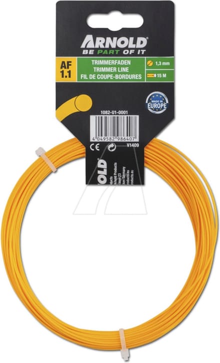 Arnold Trimmerdraad 15 m Ø1,3 mm Copolymer Rond