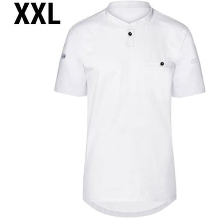 (6 stuks) KARLOWSKY Korte Mouw Heren Werkshirt Performance - Wit - maat: XXL