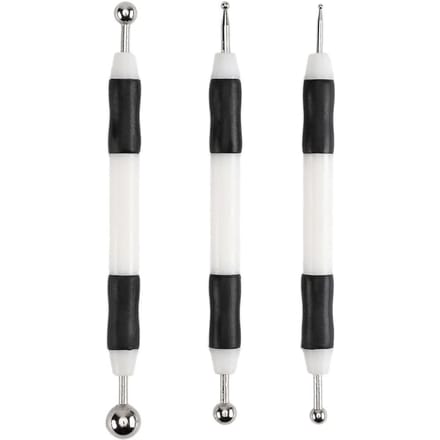 Metalen Bolvormige Beitels 3 Stuks | Vaessen Creative