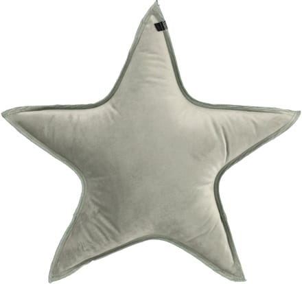 Overseas Star Kussen – Velours – Soft Green
