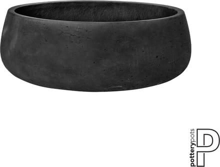 Pottery Pots - Bloempot - Zwart - D35 x H13 cm - Opening 29,5 cm