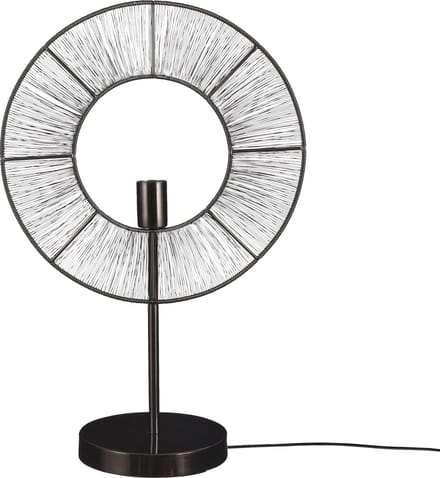 Mica Decorations Bodil Tafellamp - L40 x B20,5 x H61 cm - Metaal - Zwart