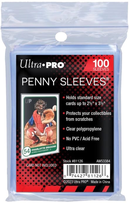 TCG Sleeves - Blanco Clear - Store Safe Ultra Pro (Standard Size) - TCG sleeves- Penny sleeves