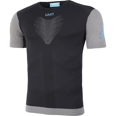 UYN PB42 OW Hardloopshirt Heren-Zwart,Grijs