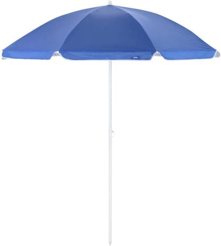 Deluxe Strandparasol 1,8m Blauw met UV 50+ Bescherming en Kantelfunctie