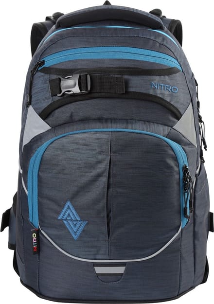 NITRO Schoolrugzak Rugzak Daypacker Collection Superhero Backpack 30L Haze Donkergrijs