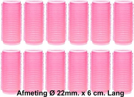 Rojafit Kleefkrullers - Ø 22 mm.- Rose - 12 stuks