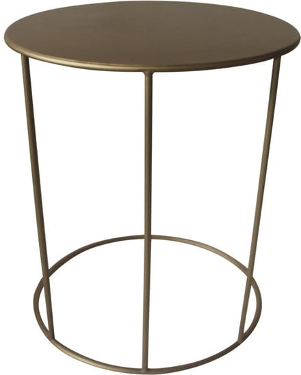 Lesli - Living - Bijzettafel - Emma - 40x54,5 - cm - goudkleurig