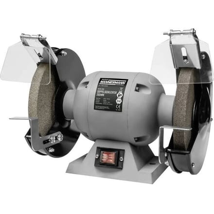 Brüder Mannesmann M 1225-200 M 1225-200 Dubbele slijper 350 W Incl. accessoires