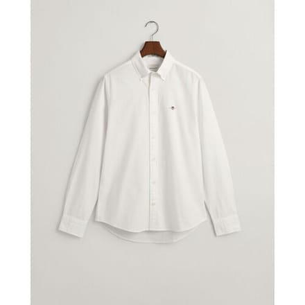 Gant Overhemd Oxford Slim Uni Button Down Wit / male