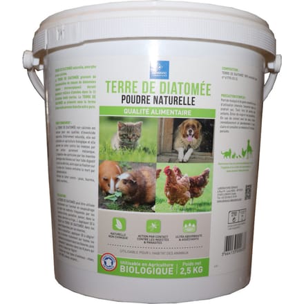 2x2.5kg Demavic Diatomeeënaarde voor o.a. Dierenkooien