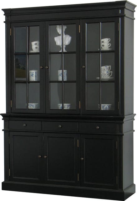 Hioshop - Mozart  - Vitrinekast - Zwart