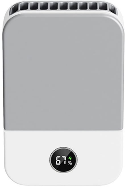 Draagbare nekventilator - Krachtige USB-ventilator | Miniventilator | Bureauventilator | Draagbare ventilator | Nekventilator - Wit