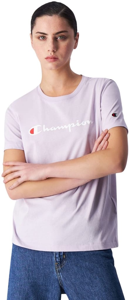 Champion T-shirt Dames SS Tee Paars - Maat XL