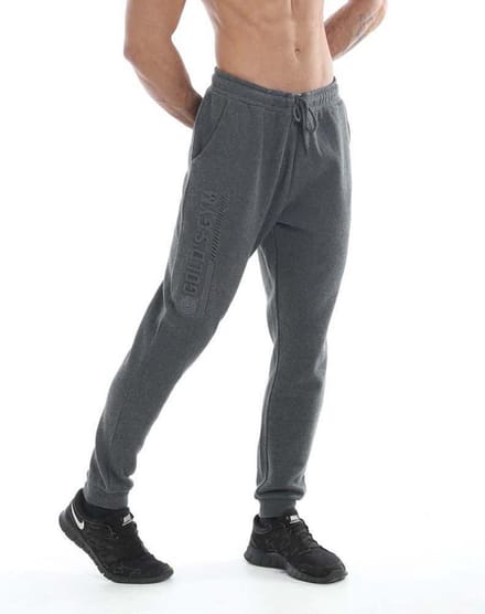 Embossed Jogging donker grijs - m