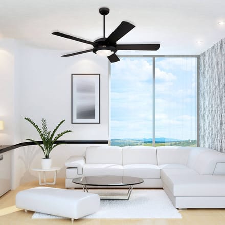 Westinghouse Comet ventilator vleugel zwart zilver