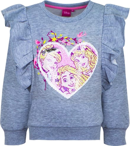 Disney Princes Trui met volants Grijs Maat 98